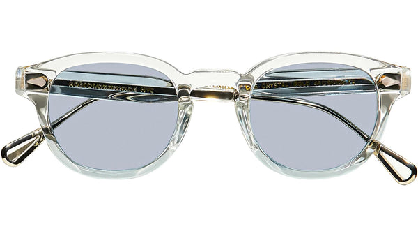 Moscot Lemtosh-TT SE Sun Crystal Gold and Blue Mineral Sunglasses