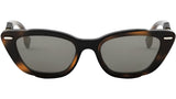 Fendi Interlace Havana Cat Eye Sunglasses