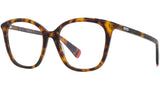 AKA Havana Geometric Eyeglasses