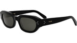 3 Dots Black Geometric Sunglasses