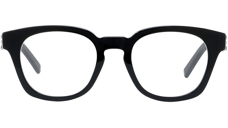 4G Black Geometric Eyeglasses