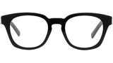 4G Black Geometric Eyeglasses