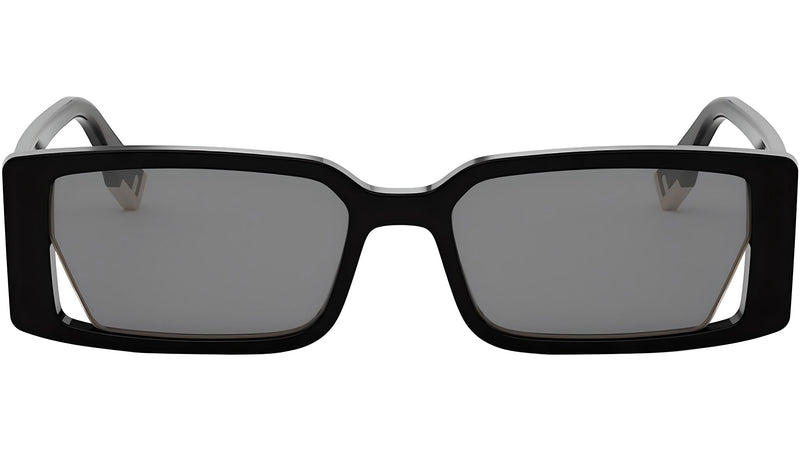 Fendi Way Black Rectangular Sunglasses