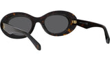Anagram Havana Oval Sunglasses