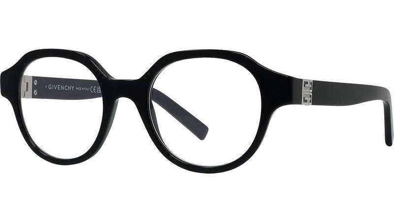 4G Black Round Eyeglasses
