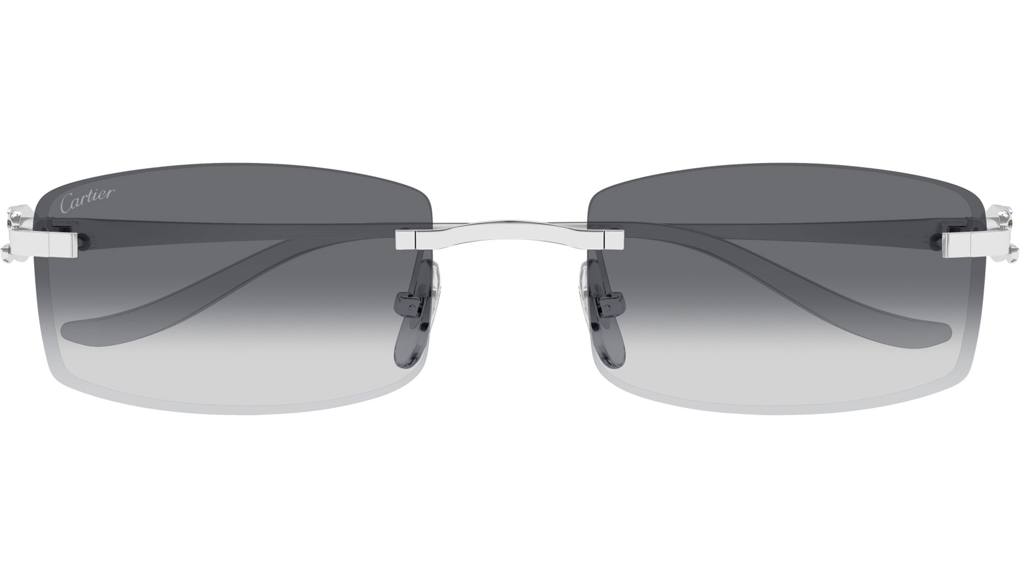 Occhiali da sole Cartier CT0552S 002 Oro Bianco Grigio – Ottica Rucco