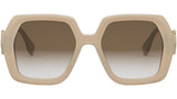 FF Diamonds Brown Square Sunglasses