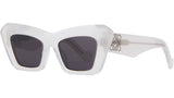 Anagram LW40036I 21A White Cat Eye Sunglasses
