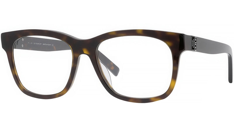 4G Havana Rectangular Eyeglasses