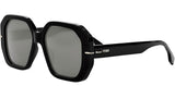 Fendi Selleria Black Square Sunglasses