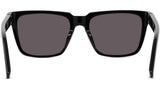 K Logo Black Square Sunglasses