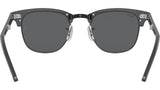 Clubmaster Folding RB2176 1367B1 grey on black