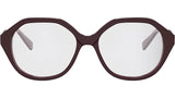 CELINE Thin Brown Geometric Eyeglasses