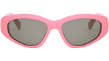 CELINE Monochroms Strawberry Cream Geometric Sunglasses