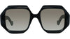 Anagram Black Geometric Sunglasses - 54-20-145