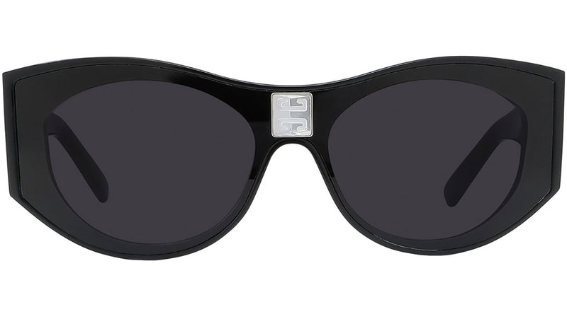 4Gem Black Oval Sunglasses