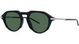 GV One Black Round Sunglasses