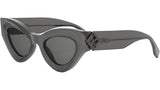 FF Diamonds Grey Cat Eye Sunglasses