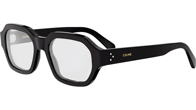 CELINE 3 Dots Black Geometric Eyeglasses