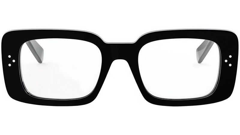CELINE 3 Dots Black Rectangular Eyeglasses