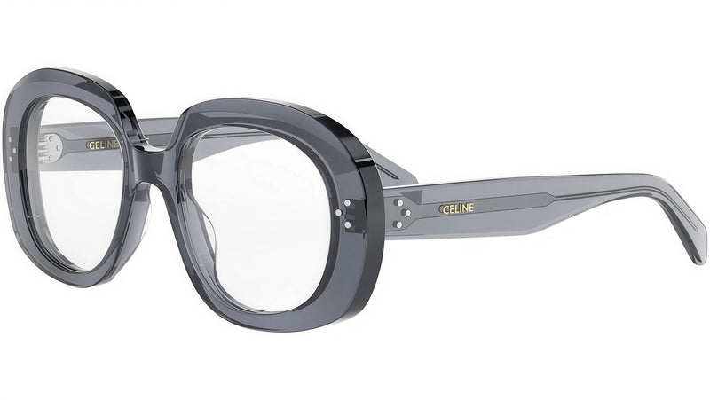 CELINE 3 Dots Grey Round Eyeglasses