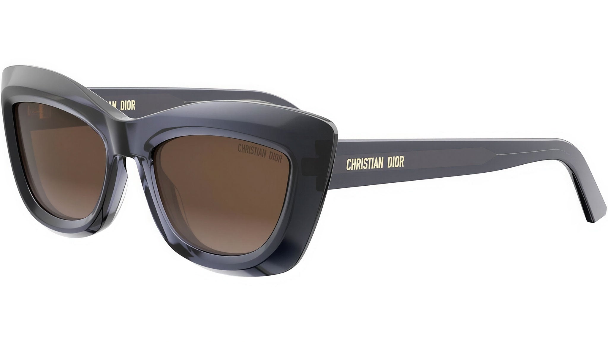 DiorMidnight B3I Grey Cat Eye Sunglasses - Main Image