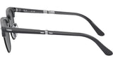 Clubmaster Folding RB2176 1367B1 grey on black