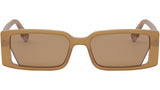 Fendi Way Orange Rectangular Sunglasses