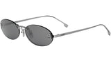 Fendi First Grey Oval Sunglasses