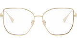 Baguette Yellow Geometric Eyeglasses