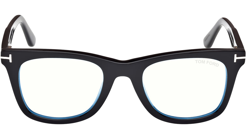 Occhiali da vista Tom Ford FT5970-B Clip-on 001 Nero Lucido