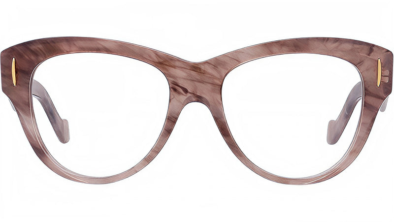 Anagram Brown Round Eyeglasses