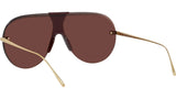 Slim Bordeaux Mask Sunglasses