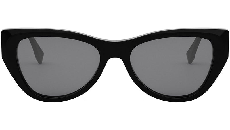 FF Diamonds Black Cat Eye Sunglasses