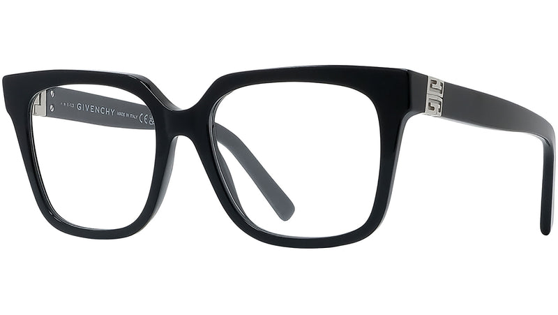 4G Black Square Eyeglasses
