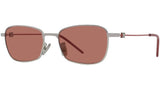 GV Speed Silver Geometric Sunglasses