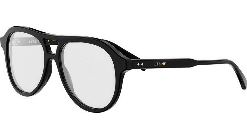 CELINE Thin Black Pilot Eyeglasses