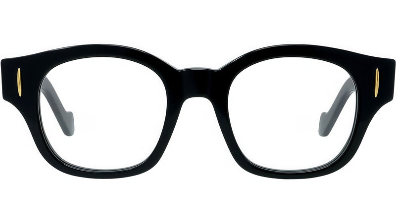 Anagram Black Geometric Eyeglasses