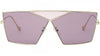 Puzzle Gold Geometric Sunglasses - 69-3-140