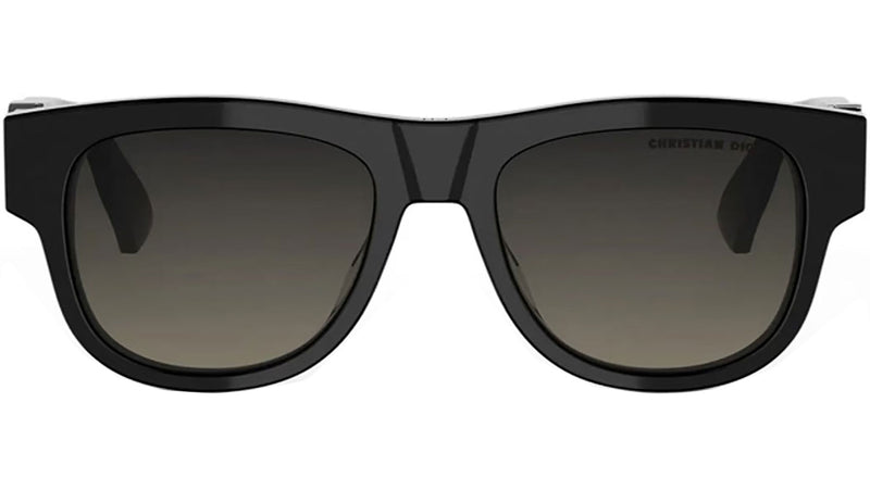 Dior Oblique S4I Shiny Black Squared Sunglasses