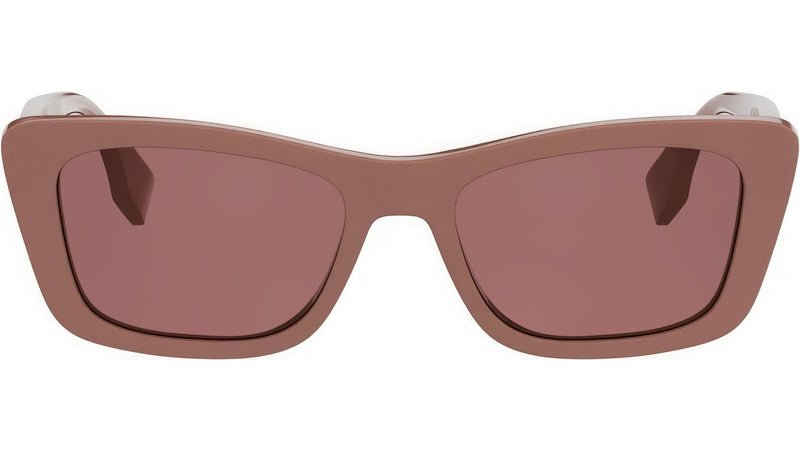 Lettering Pink Geometric Sunglasses