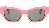 CELINE Monochroms Strawberry Cream Rectangular Sunglasses
