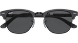 Clubmaster Folding RB2176 1367B1 grey on black