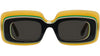 Paula's Ibiza Grey Rectangular Sunglasses - 47-23-140