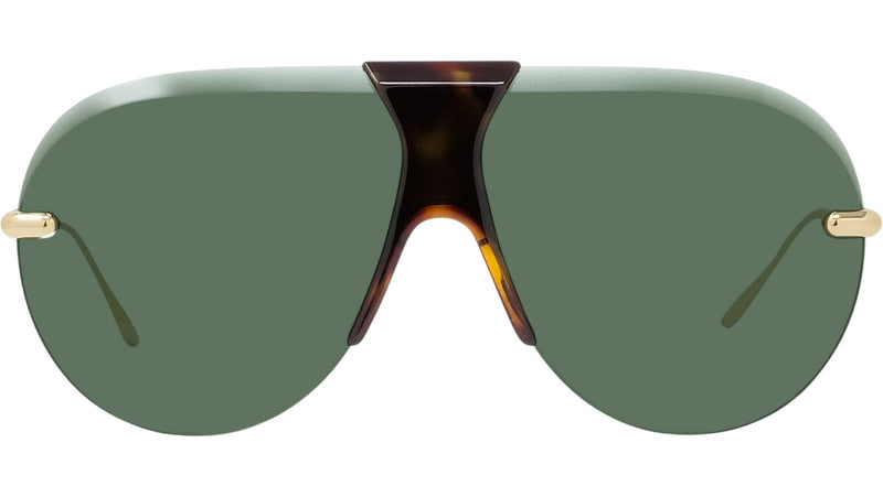 Slim Havana Mask Sunglasses
