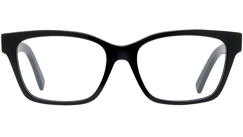 4G Black Rectangular Eyeglasses