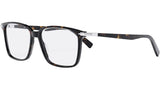 DiorBlackSuitO 14I Havana Geometric Eyeglasses