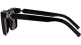 K Logo Black Square Sunglasses