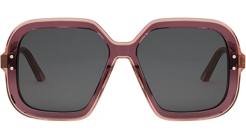 DiorHighlight S1I Burgundy Geometric Sunglasses