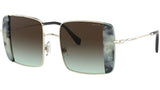 MU 56VS 08D07B pale gold / havana light blue